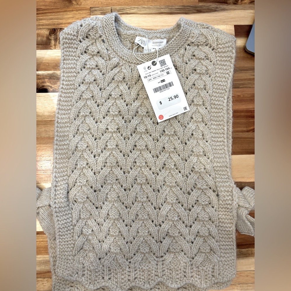 Zara Girls Sweater Vest